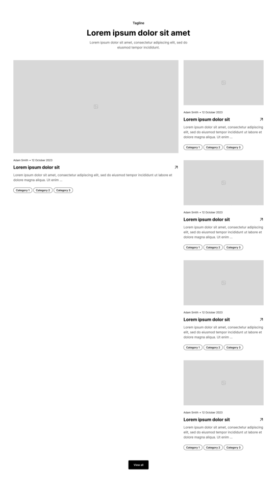 Blog Section 13 布局预览