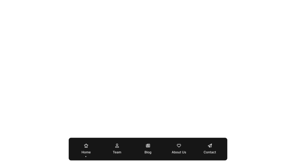 Bottom Navigation Bar 1 布局预览