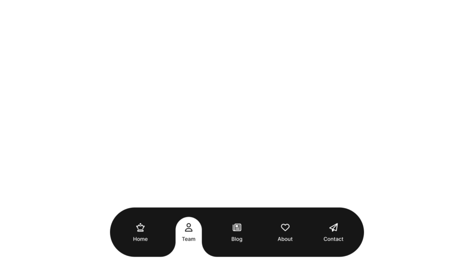 Bottom Navigation Bar 3 布局预览
