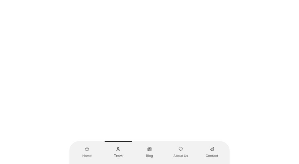 Bottom Navigation Bar 4 布局预览