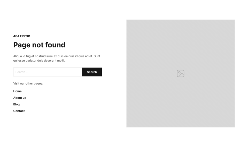 Error page 5 布局预览