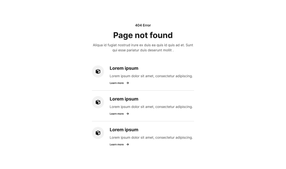 Error page 6 布局预览