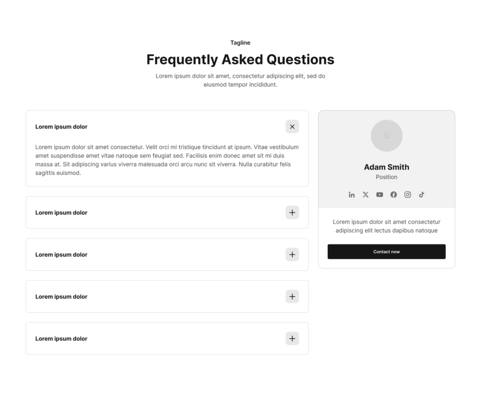 FAQ Section 14 布局预览