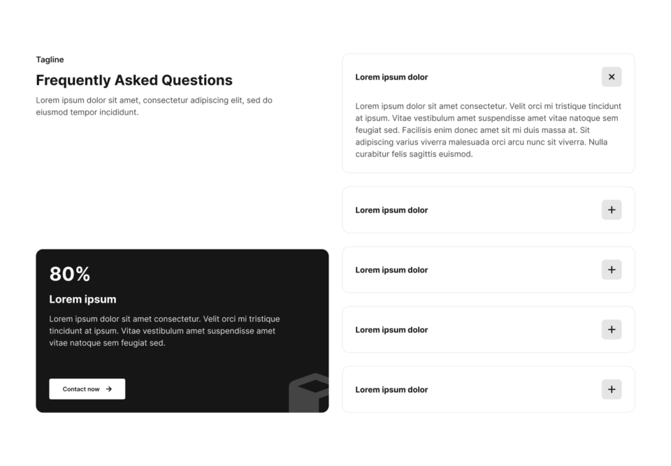 FAQ Section 15 布局预览