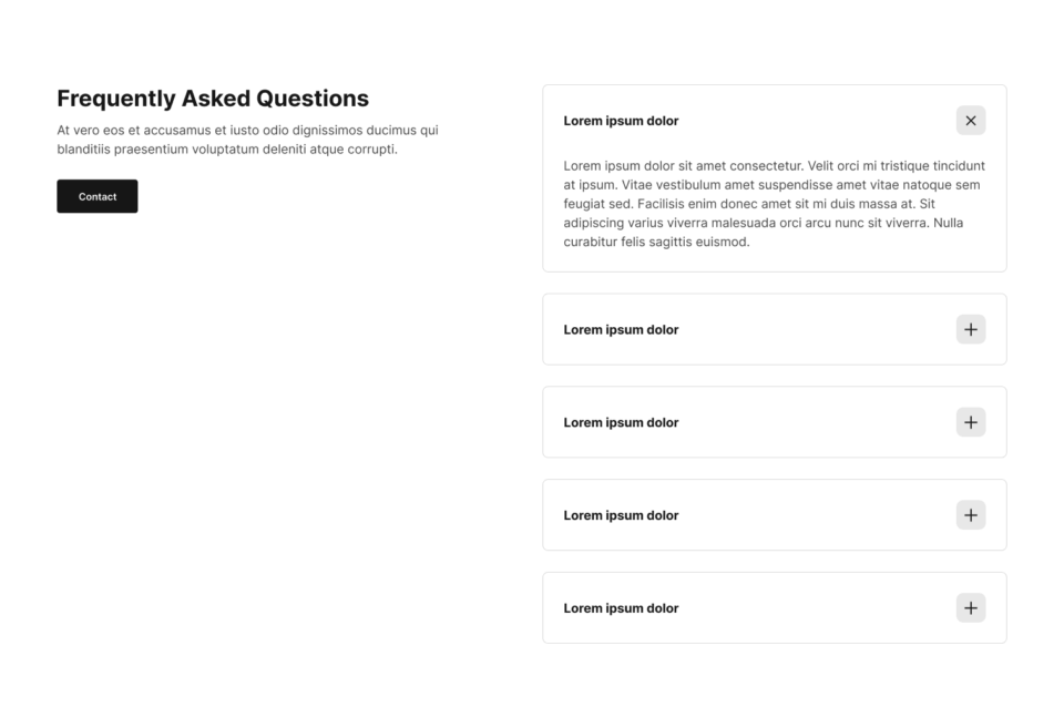 FAQ Section 4 布局预览