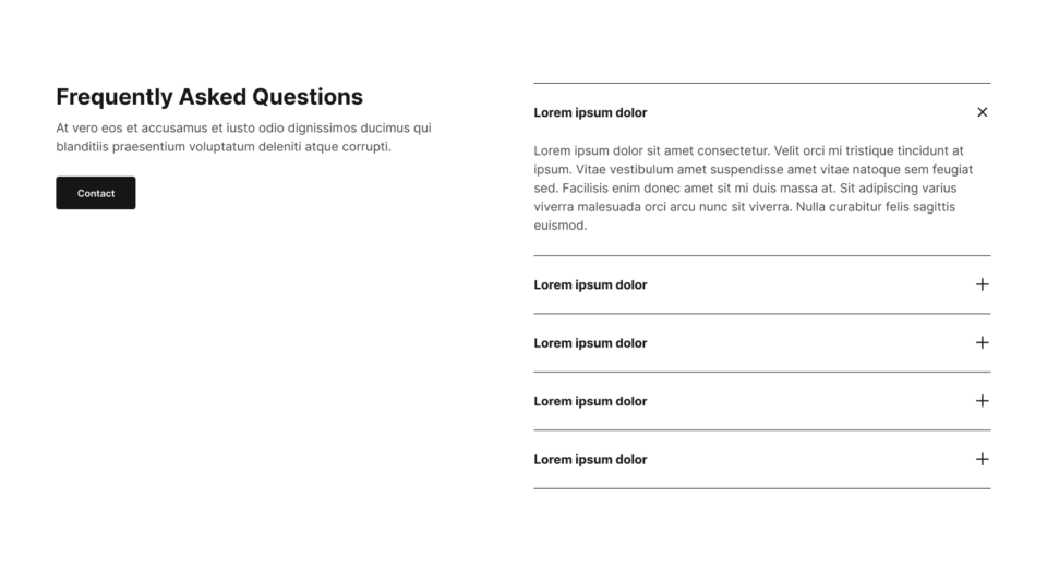 FAQ Section 5 布局预览
