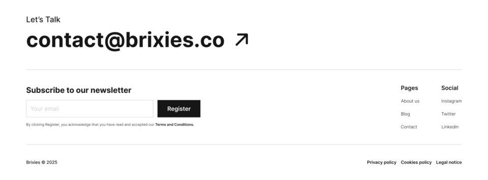 Footer 22 布局预览