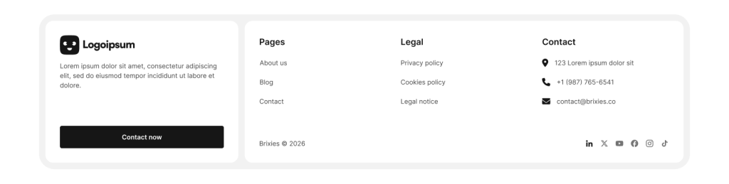 Footer 32 布局预览