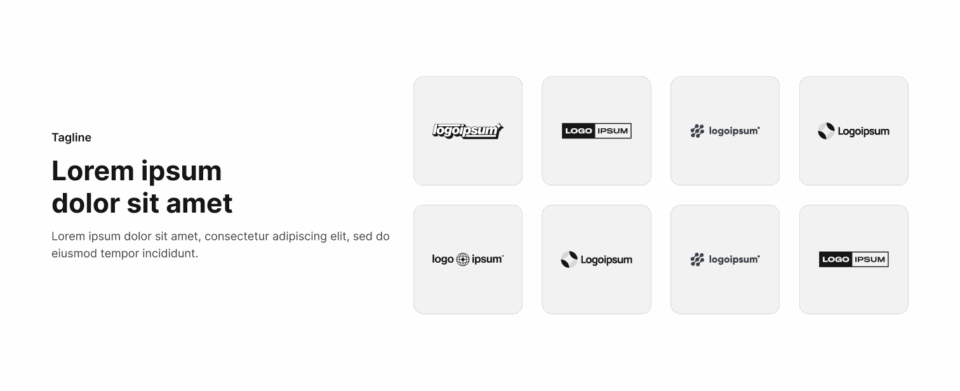 Logo Section 17 布局预览