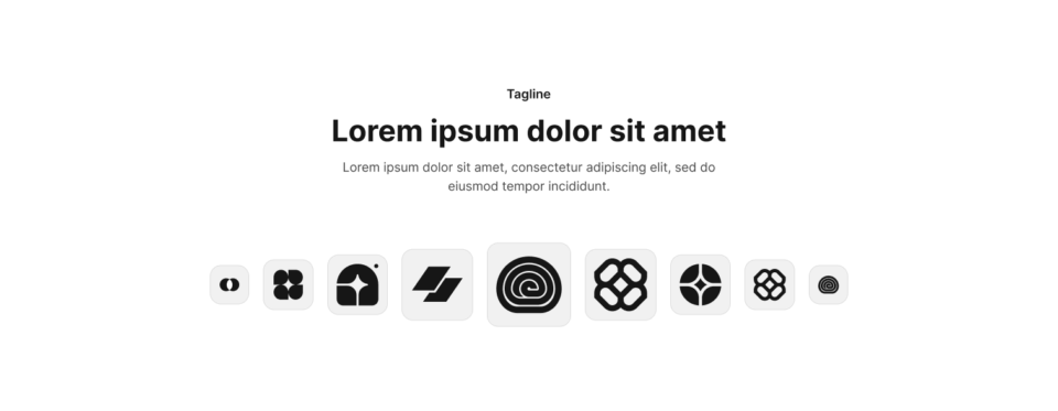 Logo Section 18 布局预览