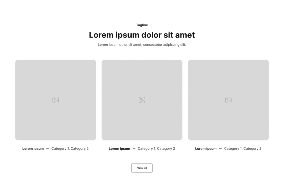 Portfolio Section 10 布局预览