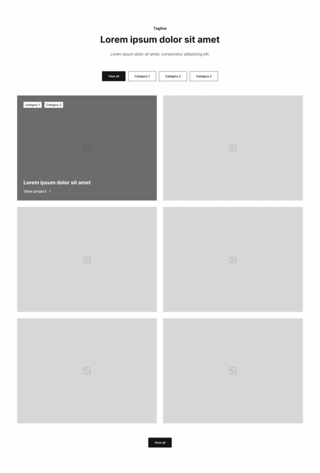 Portfolio Section 11 布局预览