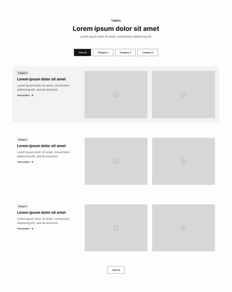 Portfolio Section 16 布局预览