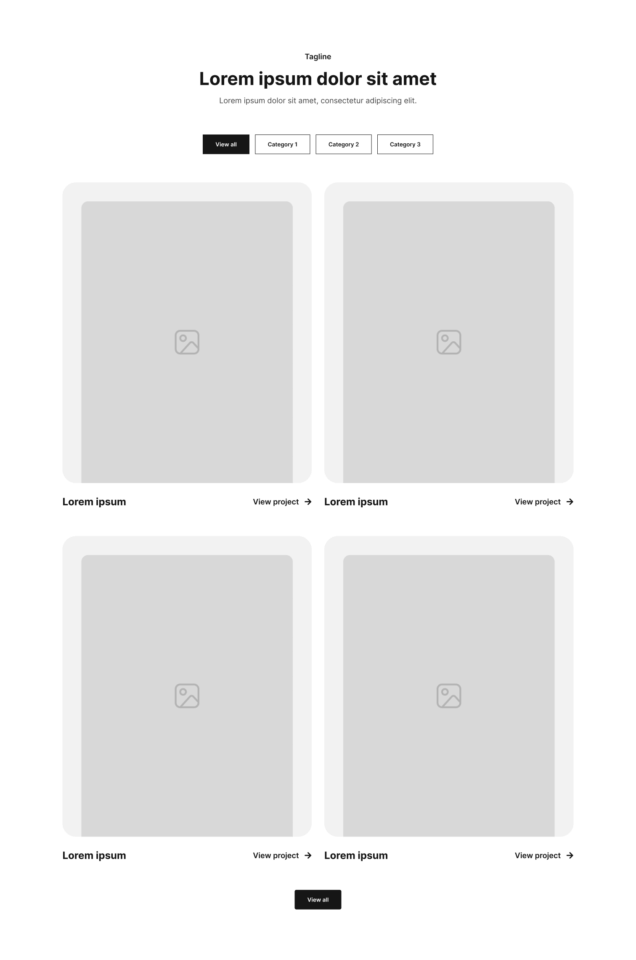 Portfolio Section 20 布局预览