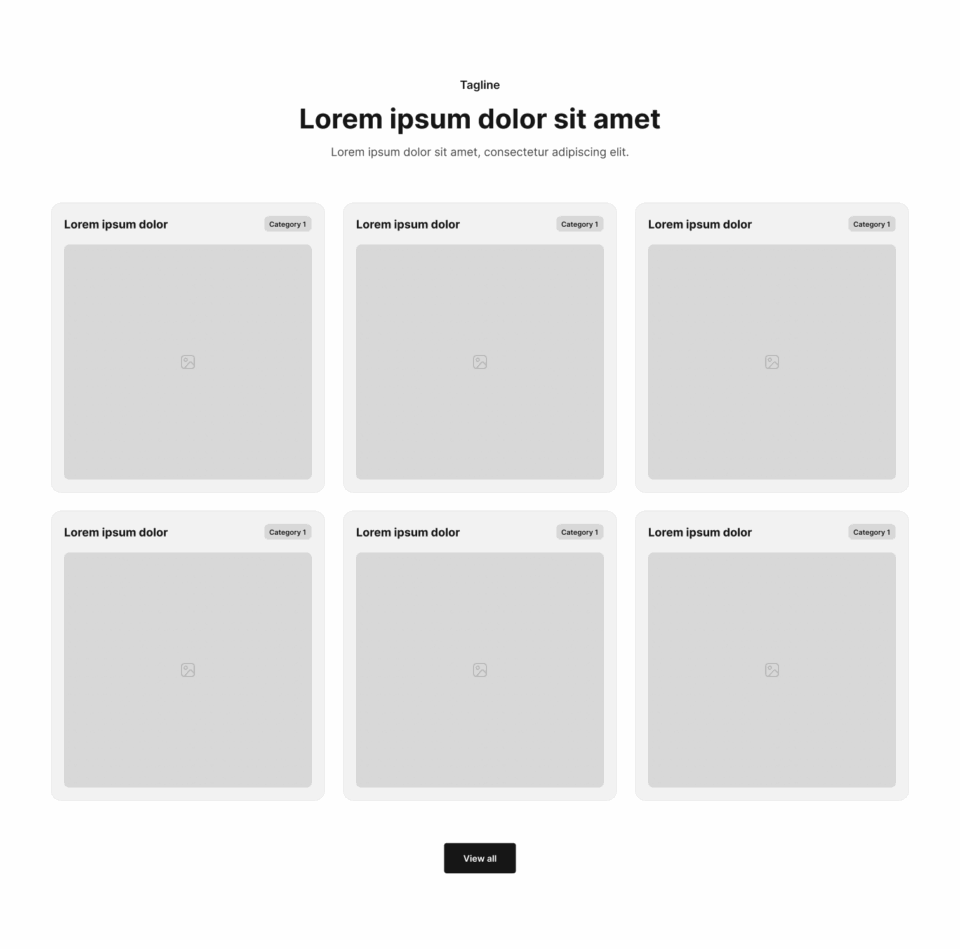 Portfolio Section 8 布局预览