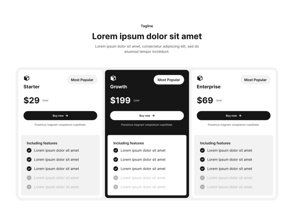 Pricing Section 31 布局预览