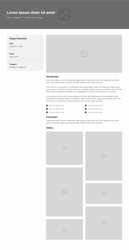Single Portfolio Section 7 布局预览