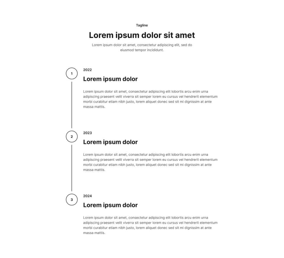 Timeline Section 11 布局预览