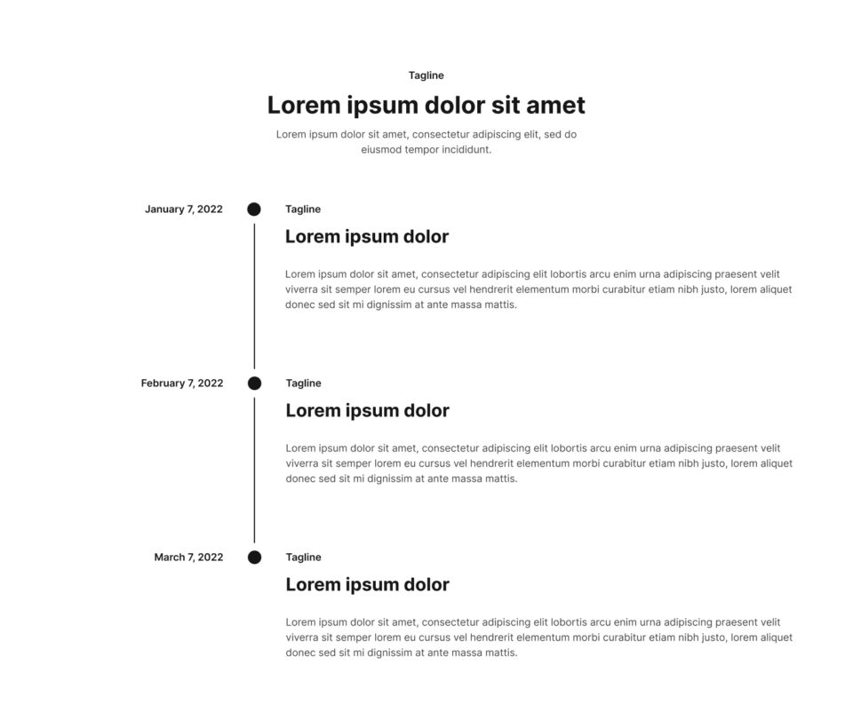Timeline Section 7 布局预览