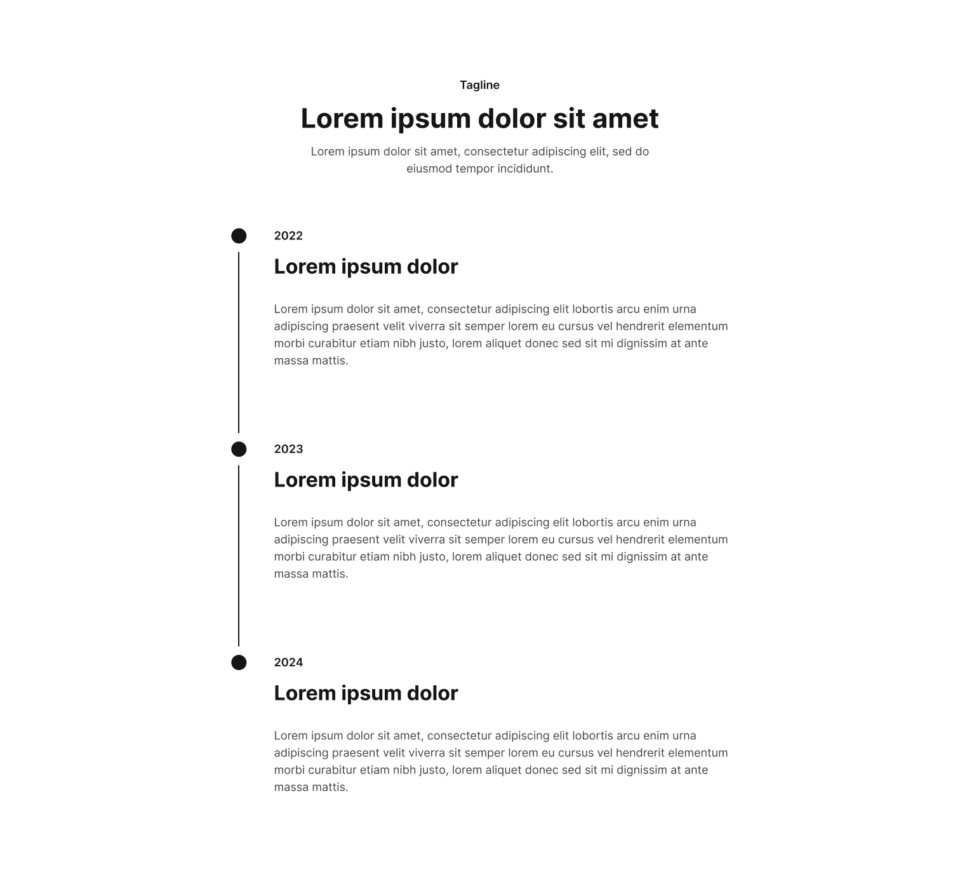 Timeline Section 9 布局预览